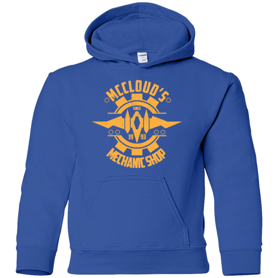 Sweatshirts Royal / YS McCloud Mechanic Shop Youth Hoodie