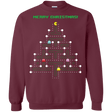 Sweatshirts Maroon / Small Mcpacman Crewneck Sweatshirt