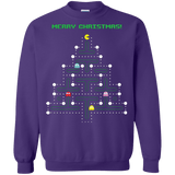 Sweatshirts Purple / Small Mcpacman Crewneck Sweatshirt