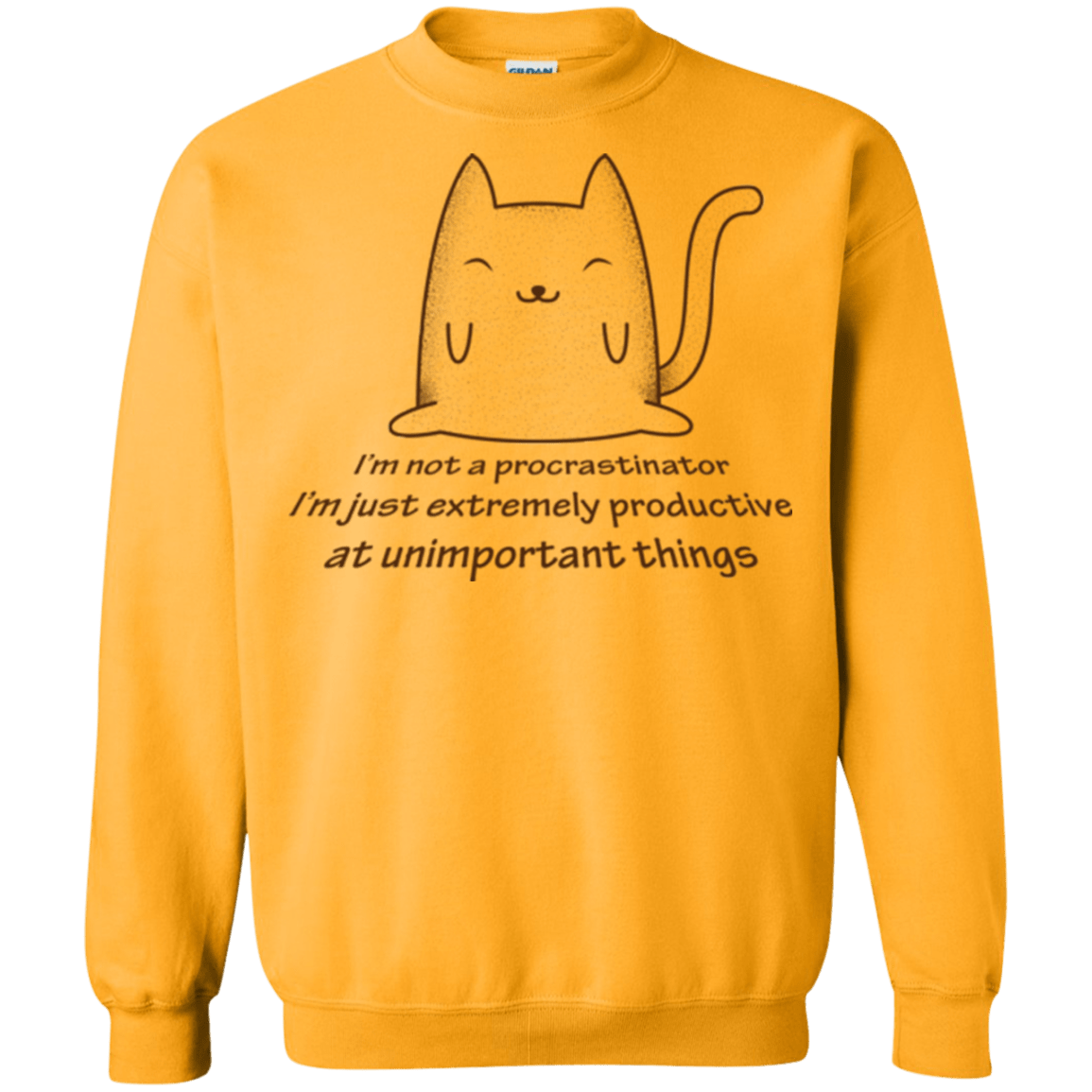 Sweatshirts Gold / Small ME cat Crewneck Sweatshirt