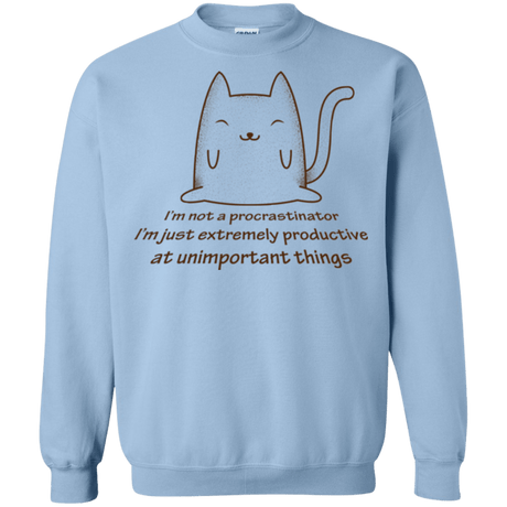 Sweatshirts Light Blue / Small ME cat Crewneck Sweatshirt