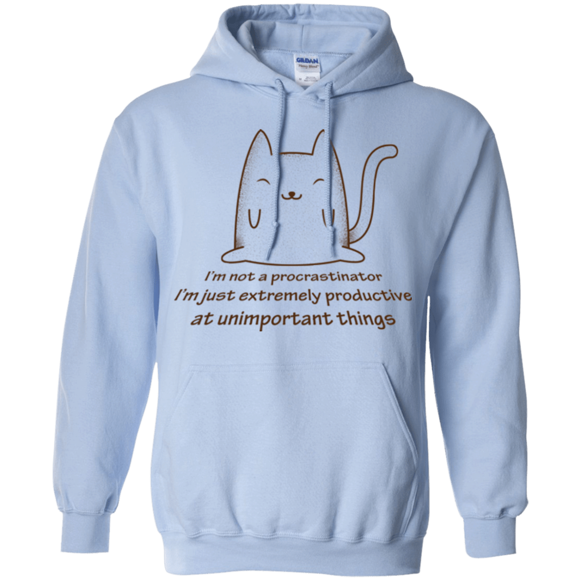 Sweatshirts Light Blue / Small ME cat Pullover Hoodie
