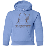 Sweatshirts Carolina Blue / YS ME cat Youth Hoodie