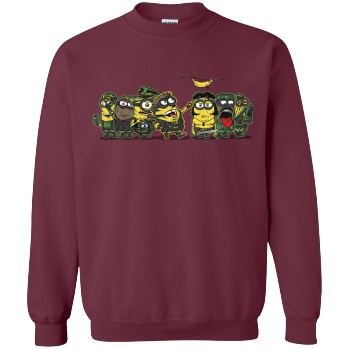 Sweatshirts Maroon / Small Meat Grinder Platoon Crewneck Sweatshirt