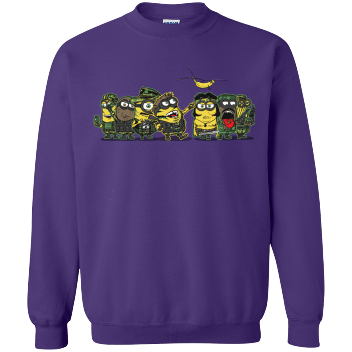 Sweatshirts Purple / Small Meat Grinder Platoon Crewneck Sweatshirt