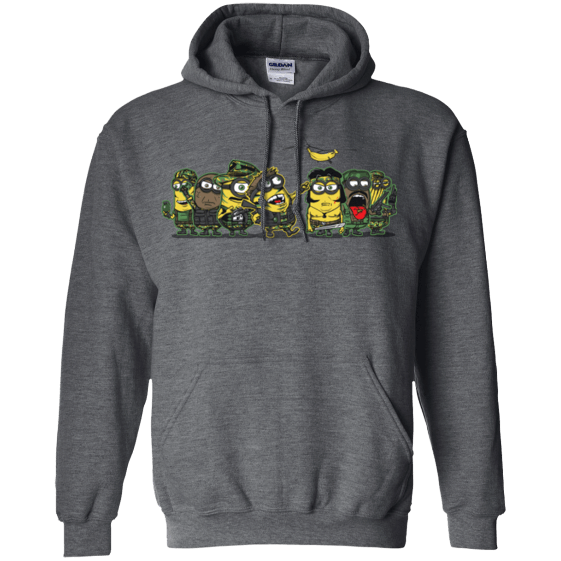 Sweatshirts Dark Heather / Small Meat Grinder Platoon Pullover Hoodie