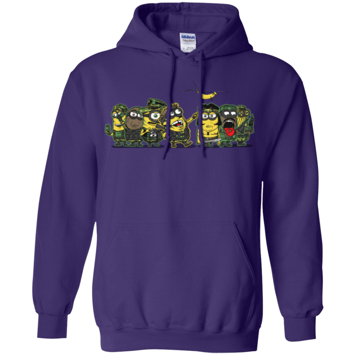 Sweatshirts Purple / Small Meat Grinder Platoon Pullover Hoodie