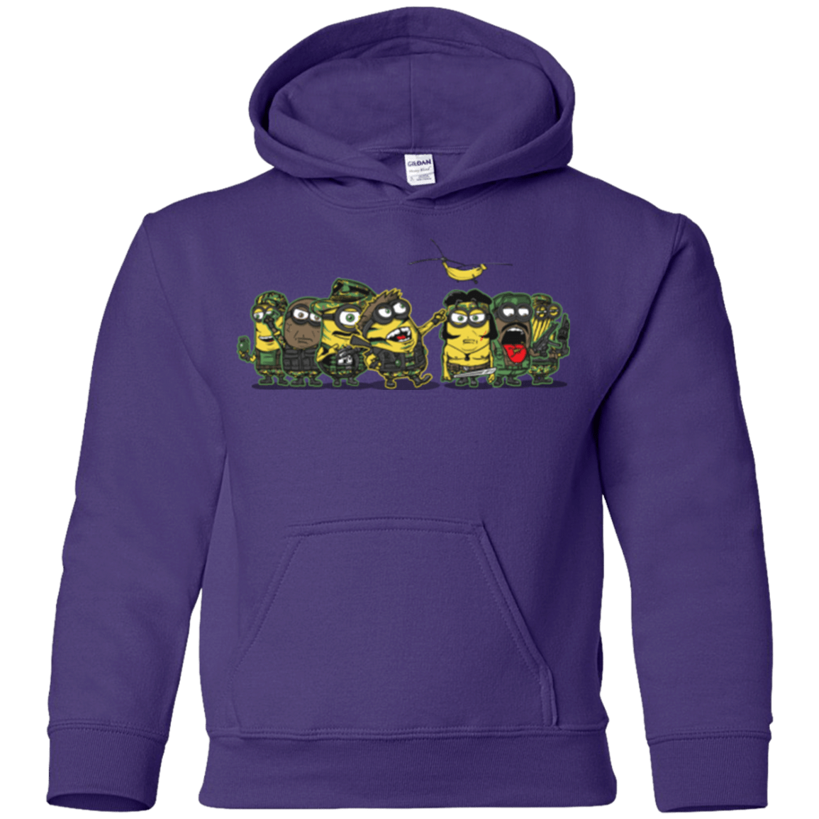 Sweatshirts Purple / YS Meat Grinder Platoon Youth Hoodie