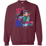 Sweatshirts Maroon / Small Mech Girl Crewneck Sweatshirt