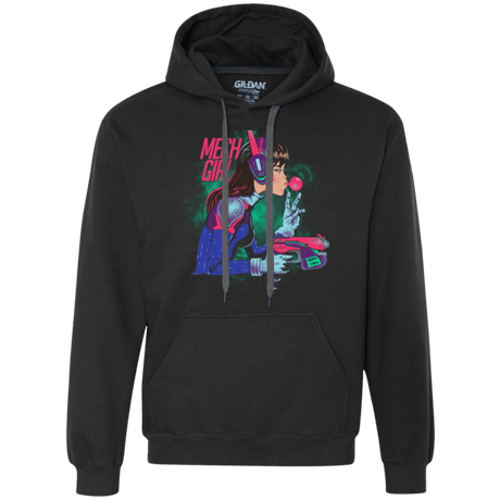 Sweatshirts Black / Small Mech Girl Premium Fleece Hoodie