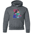 Sweatshirts Dark Heather / YS Mech Girl Youth Hoodie