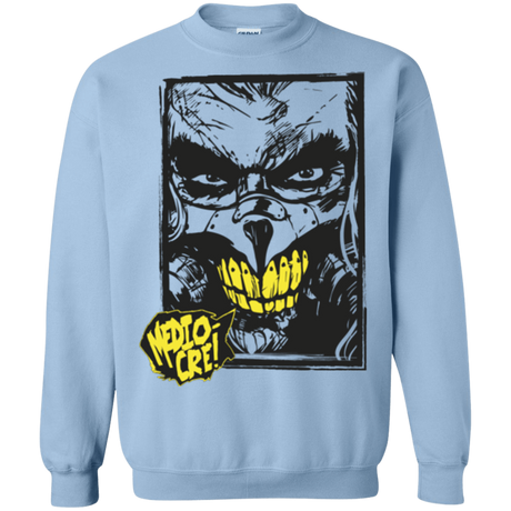 Sweatshirts Light Blue / Small Mediocre Crewneck Sweatshirt