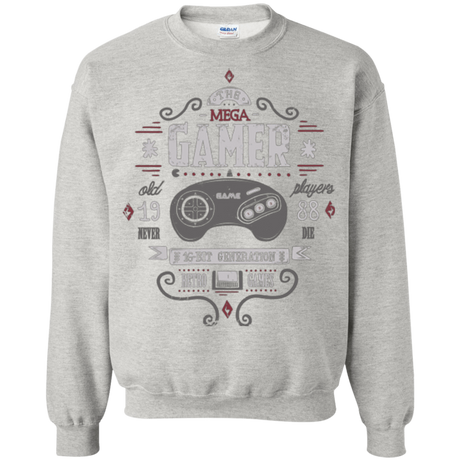 Sweatshirts Ash / Small Mega Gamer Crewneck Sweatshirt