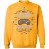 Sweatshirts Gold / Small Mega Gamer Crewneck Sweatshirt
