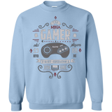 Sweatshirts Light Blue / Small Mega Gamer Crewneck Sweatshirt