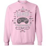 Sweatshirts Light Pink / Small Mega Gamer Crewneck Sweatshirt