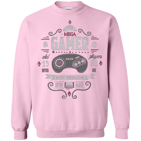 Sweatshirts Light Pink / Small Mega Gamer Crewneck Sweatshirt
