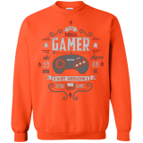 Sweatshirts Orange / Small Mega Gamer Crewneck Sweatshirt