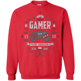 Sweatshirts Red / Small Mega Gamer Crewneck Sweatshirt