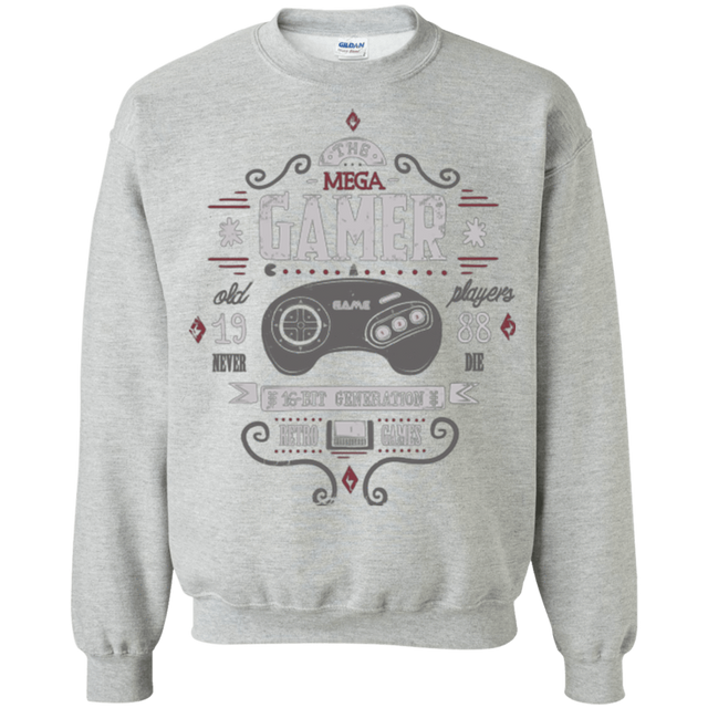 Sweatshirts Sport Grey / Small Mega Gamer Crewneck Sweatshirt