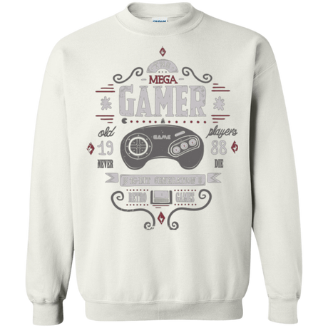 Sweatshirts White / Small Mega Gamer Crewneck Sweatshirt