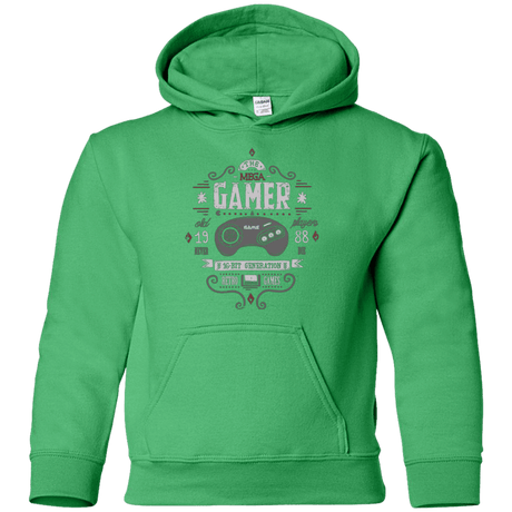 Sweatshirts Irish Green / YS Mega Gamer Youth Hoodie