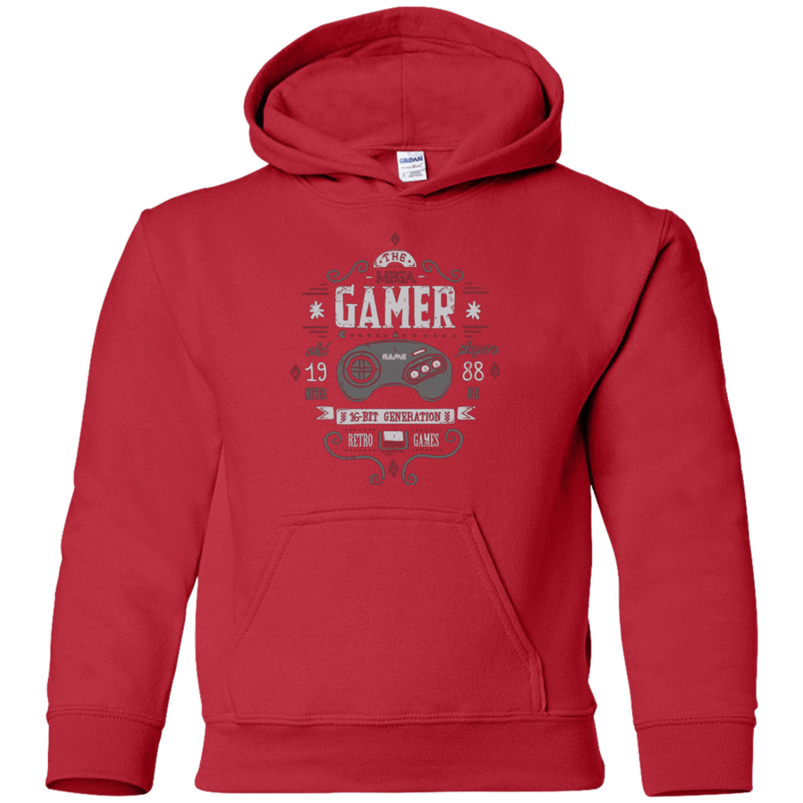 Sweatshirts Red / YS Mega Gamer Youth Hoodie