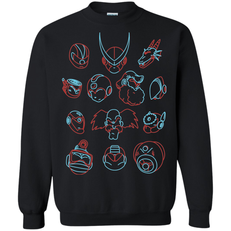 Sweatshirts Black / S MEGA HEADS 2 Crewneck Sweatshirt