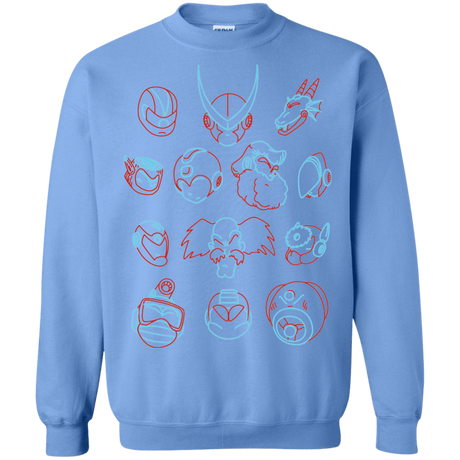 Sweatshirts Carolina Blue / S MEGA HEADS 2 Crewneck Sweatshirt