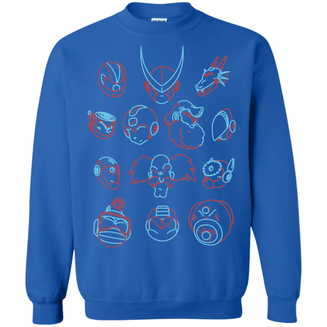 Sweatshirts Royal / S MEGA HEADS 2 Crewneck Sweatshirt