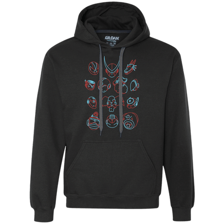Sweatshirts Black / S MEGA HEADS 2 Premium Fleece Hoodie