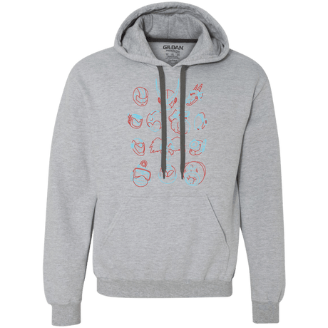 Sweatshirts Sport Grey / S MEGA HEADS 2 Premium Fleece Hoodie