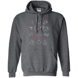 Sweatshirts Dark Heather / S MEGA HEADS 2 Pullover Hoodie