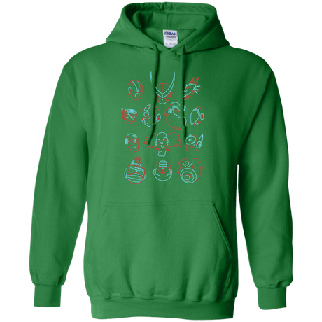 Sweatshirts Irish Green / S MEGA HEADS 2 Pullover Hoodie