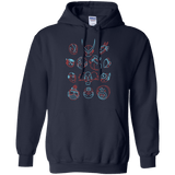 Sweatshirts Navy / S MEGA HEADS 2 Pullover Hoodie