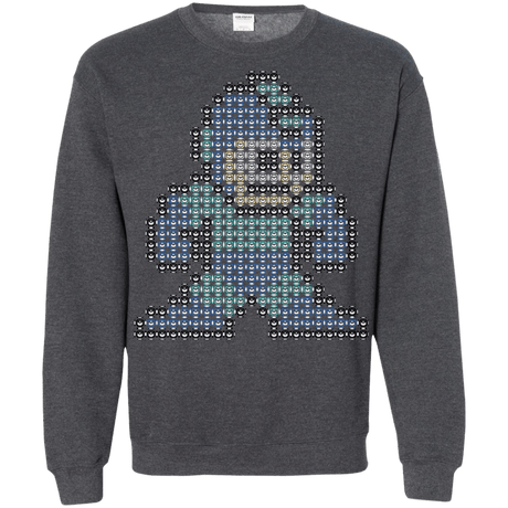 Sweatshirts Dark Heather / S Mega Pixel Crewneck Sweatshirt