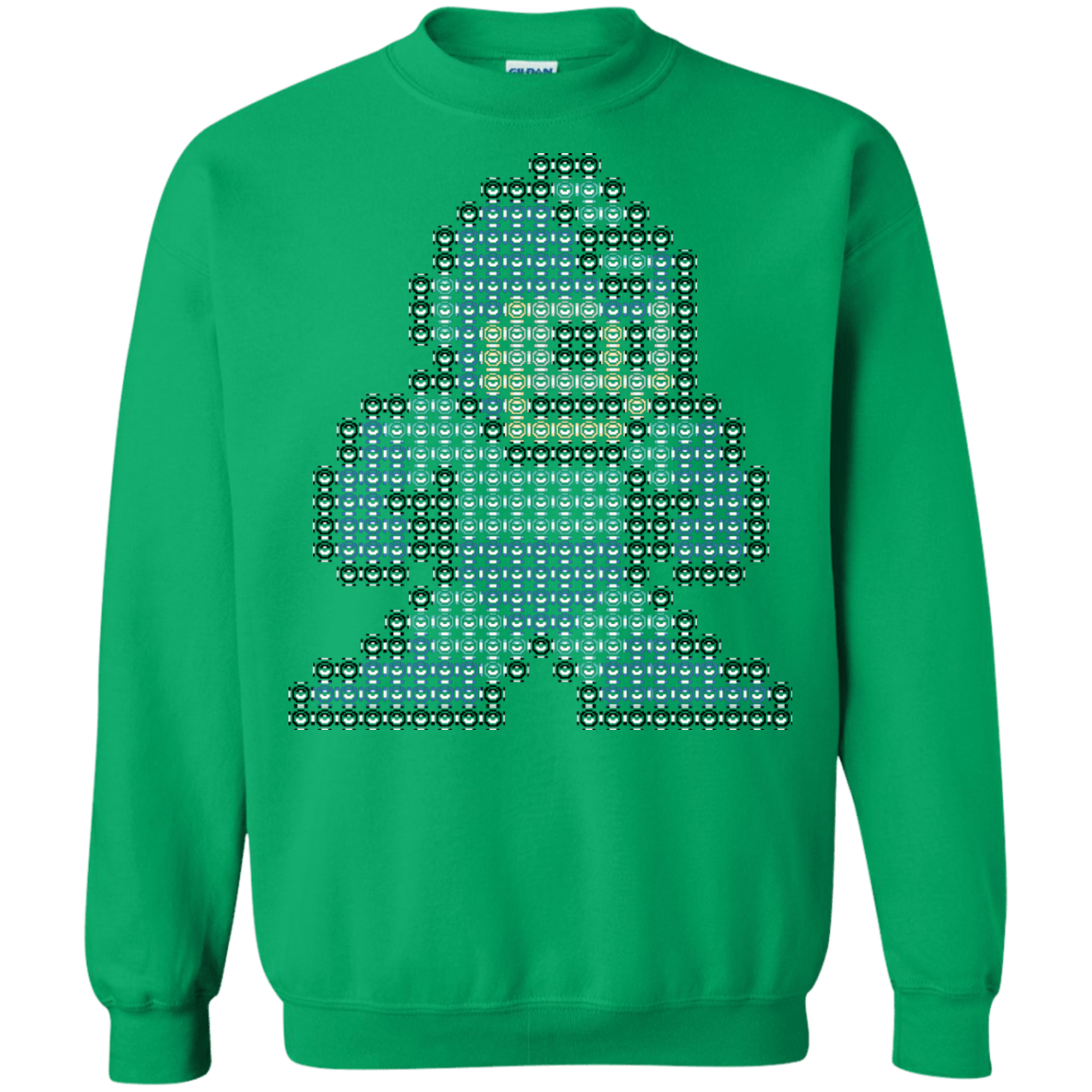 Sweatshirts Irish Green / S Mega Pixel Crewneck Sweatshirt