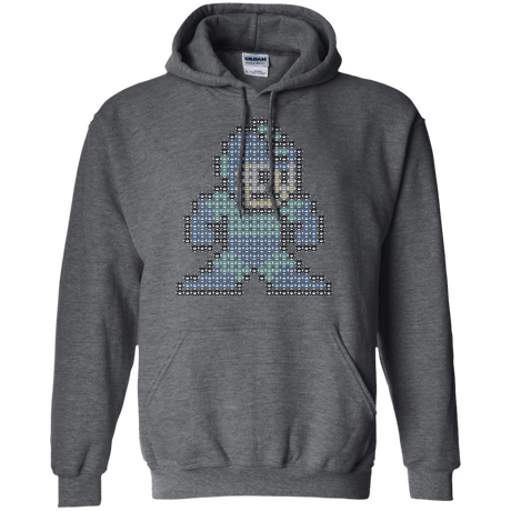 Sweatshirts Dark Heather / S Mega Pixel Pullover Hoodie