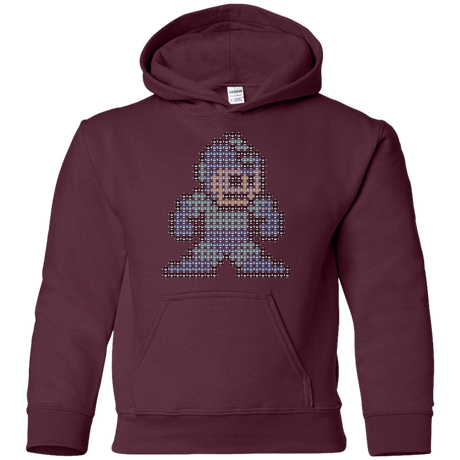 Sweatshirts Maroon / YS Mega Pixel Youth Hoodie