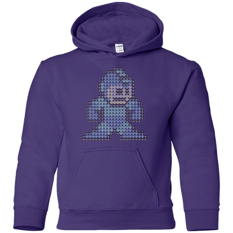 Sweatshirts Purple / YS Mega Pixel Youth Hoodie