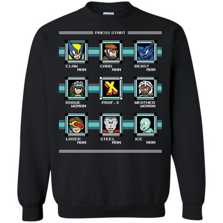 Sweatshirts Black / S Mega X-Man Crewneck Sweatshirt