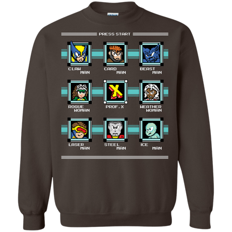 Sweatshirts Dark Chocolate / S Mega X-Man Crewneck Sweatshirt