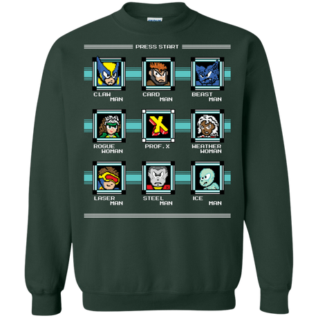 Sweatshirts Forest Green / S Mega X-Man Crewneck Sweatshirt