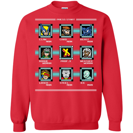 Sweatshirts Red / S Mega X-Man Crewneck Sweatshirt