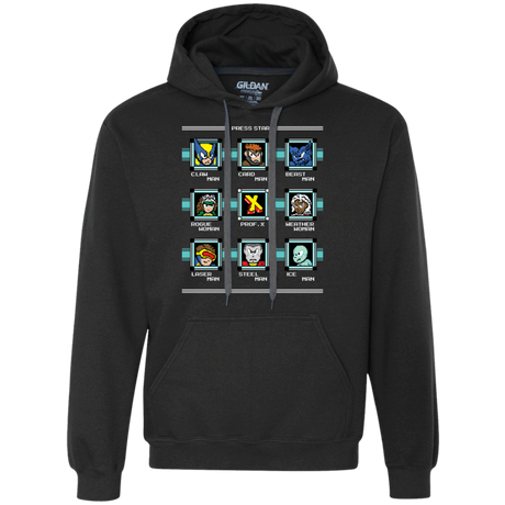 Sweatshirts Black / S Mega X-Man Premium Fleece Hoodie