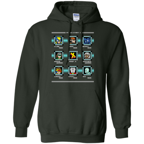 Sweatshirts Forest Green / S Mega X-Man Pullover Hoodie