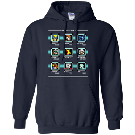 Sweatshirts Navy / S Mega X-Man Pullover Hoodie