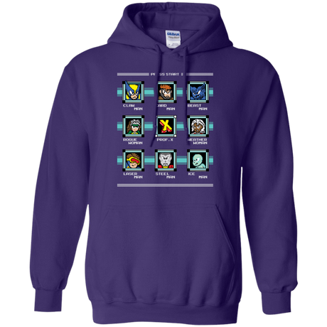 Sweatshirts Purple / S Mega X-Man Pullover Hoodie