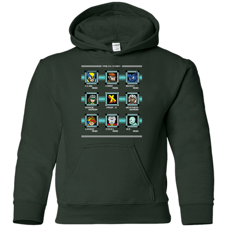 Sweatshirts Forest Green / YS Mega X-Man Youth Hoodie