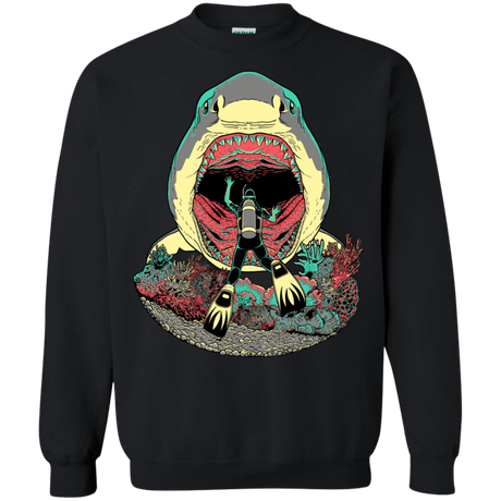 Sweatshirts Black / S Megalodoom Crewneck Sweatshirt